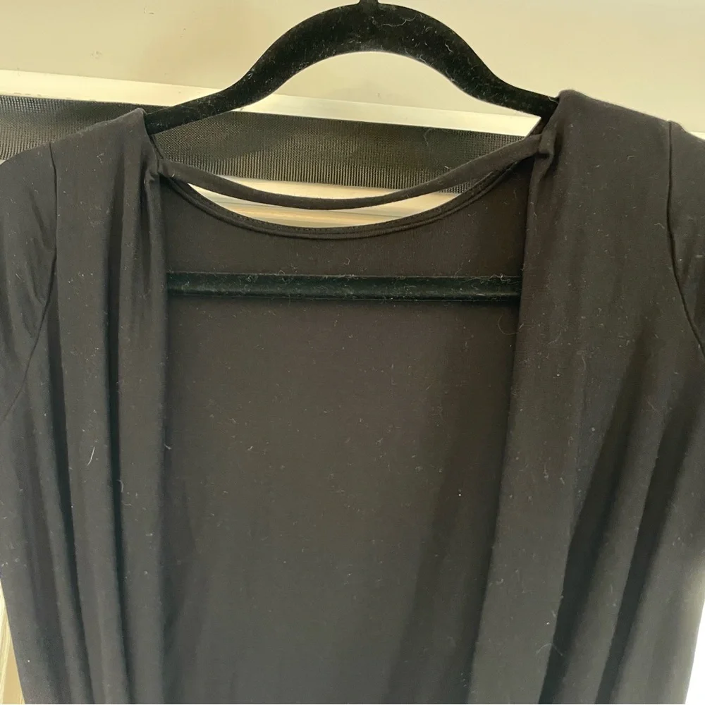 Lulu's Black Backless Long Sleeve Bodysuit XS NWOT - Picture 5 of 16